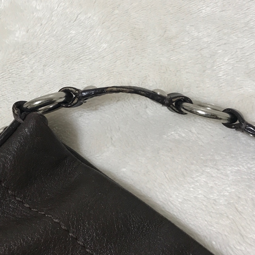 🐙Coach Chocolate Brown Pebble Leather Bag🐙 - Picture 5 of 8